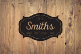 Custom Family Name Metal Sign Metal Name Sign Metal Signs Decorations